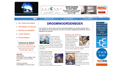 Desktop Screenshot of droomwoordenboek.nl